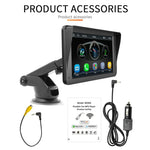 Leitor MP5 Bluetooth para Carro com CarPlay Sem Fios de 7 polegadas B5300, Suporta Interconexão com Telemóvel, B5300