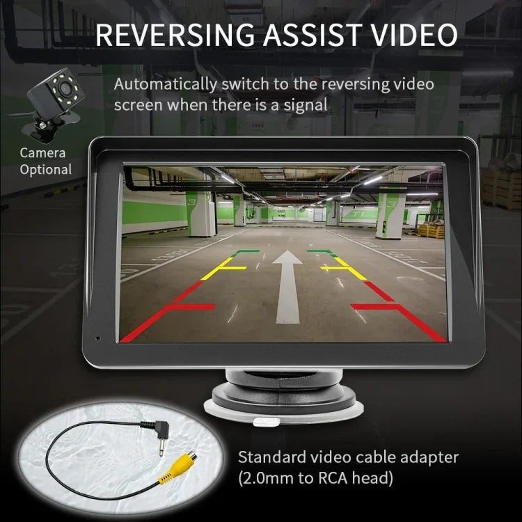 Leitor MP5 Bluetooth para Carro com CarPlay Sem Fios de 7 polegadas B5300, Suporta Interconexão com Telemóvel, B5300