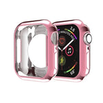 Capa Protetora Oca com Orifício Redondo em TPU Banhado, Para Apple Watch Series 6 / 5 / 4 / SE 2025 / 2023 / 2022 40mm, Para Apple Watch Series 3 & 2 & 1 42mm