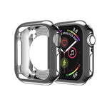 Capa Protetora Oca com Orifício Redondo em TPU Banhado, Para Apple Watch Series 6 / 5 / 4 / SE 2025 / 2023 / 2022 40mm, Para Apple Watch Series 3 & 2 & 1 42mm