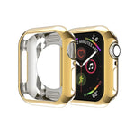 Capa Protetora Oca com Orifício Redondo em TPU Banhado, Para Apple Watch Series 6 / 5 / 4 / SE 2025 / 2023 / 2022 40mm, Para Apple Watch Series 3 & 2 & 1 42mm