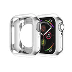 Capa Protetora Oca com Orifício Redondo em TPU Banhado, Para Apple Watch Series 6 / 5 / 4 / SE 2025 / 2023 / 2022 40mm, Para Apple Watch Series 3 & 2 & 1 42mm