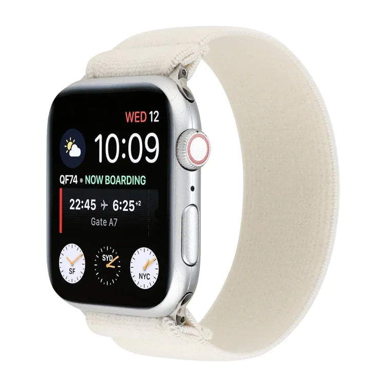 Pulseira de Relógio Trançada de Nylon Elástico, Para Apple Watch Series 8&7 45mm, Para Apple Watch Series 8&7 41mm
