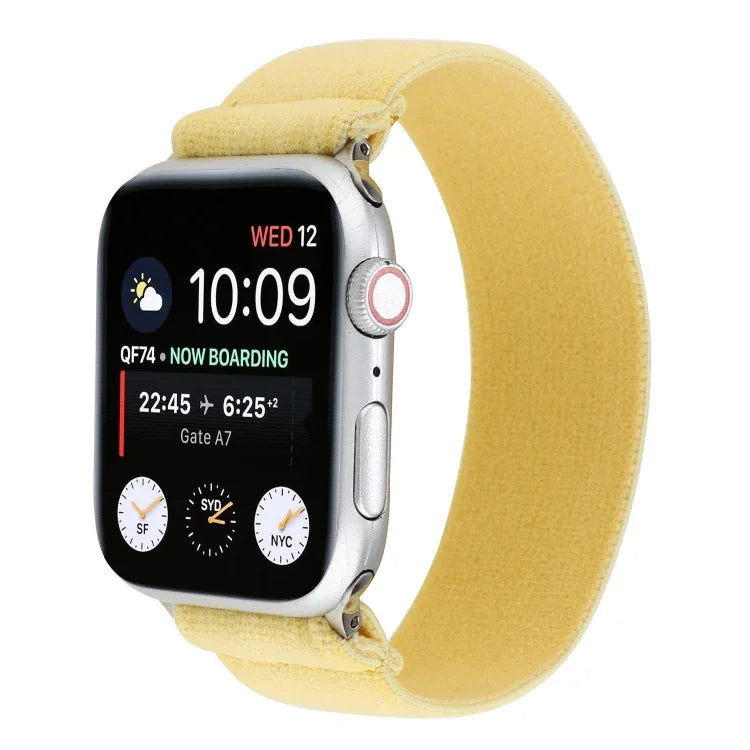 Elastic Nylon Braid Watch Band, For Apple Watch Series 8&7 45mm, For Apple Watch Series 8&7 41mm