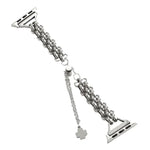 Dual-row Chain Metal Watch Band, For Apple Watch Series 8&7 45mm, For Apple Watch Series 8&7 41mm