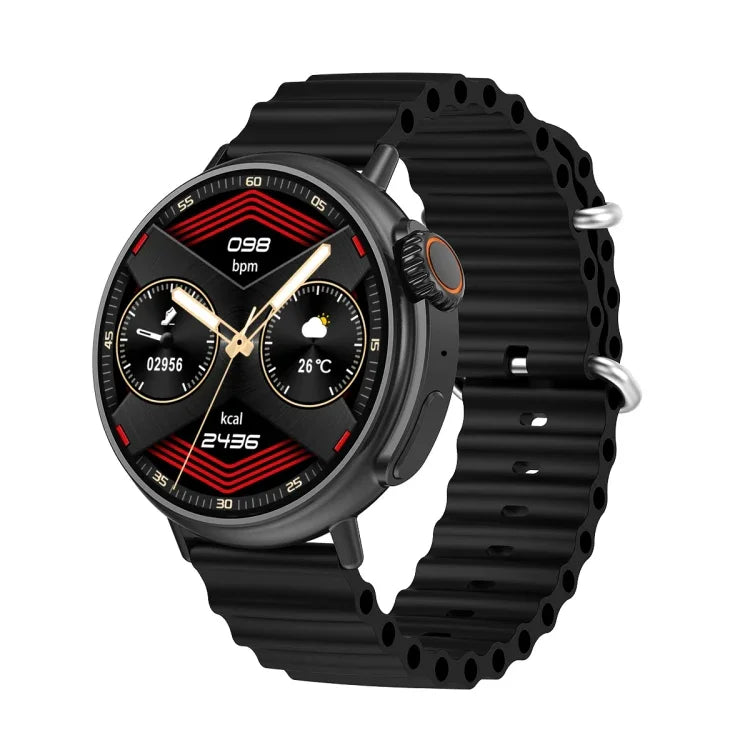 Relógio Inteligente MT30 com Ecrã HD de 1,6 polegadas e Pulseira TPU, Suporta Chamadas de Voz / Monitorização de Oxigénio no Sangue, Pulseira TPU