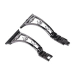 Correia de Relógio em Metal de Cobre Zircon, Para Apple Watch Ultra 49mm / Série 8&7 45mm / SE 2&6&SE&5&4 44mm / 3&2&1 42mm, Para Apple Watch Série 8&7 41mm / SE 2&6&SE&5&4 40mm / 3&2&1 38mm