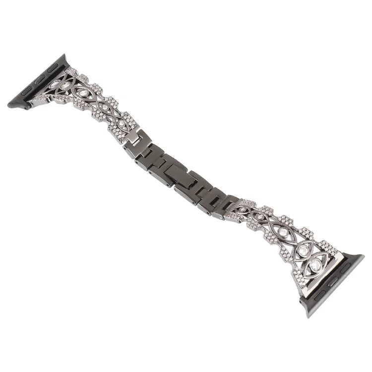 Correia de Relógio em Metal com Olho de Cobre, Para Apple Watch Ultra 49mm / Série 8&7 45mm / SE 2&6&SE&5&4 44mm / 3&2&1 42mm, Para Apple Watch Série 8&7 41mm / SE 2&6&SE&5&4 40mm / 3&2&1 38mm