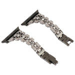 Correia de Relógio em Metal com Olho de Cobre, Para Apple Watch Ultra 49mm / Série 8&7 45mm / SE 2&6&SE&5&4 44mm / 3&2&1 42mm, Para Apple Watch Série 8&7 41mm / SE 2&6&SE&5&4 40mm / 3&2&1 38mm