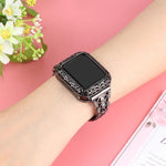 Correia de Relógio em Metal com Olho de Cobre, Para Apple Watch Ultra 49mm / Série 8&7 45mm / SE 2&6&SE&5&4 44mm / 3&2&1 42mm, Para Apple Watch Série 8&7 41mm / SE 2&6&SE&5&4 40mm / 3&2&1 38mm