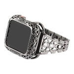 Correia de Relógio em Metal com Olho de Cobre, Para Apple Watch Ultra 49mm / Série 8&7 45mm / SE 2&6&SE&5&4 44mm / 3&2&1 42mm, Para Apple Watch Série 8&7 41mm / SE 2&6&SE&5&4 40mm / 3&2&1 38mm