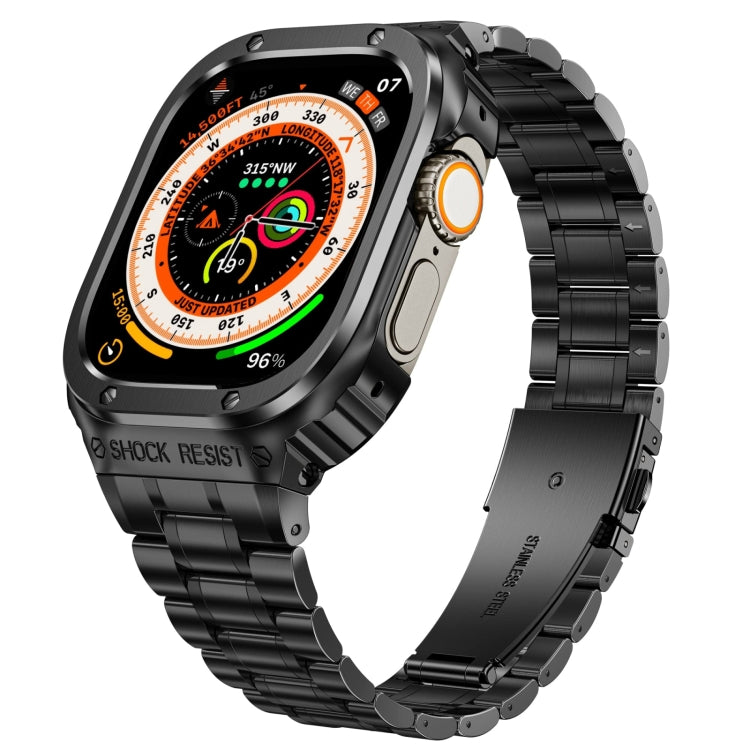 Capa Protetora Integrada em Metal para Relógio, Para Apple Watch Series SE 2025&6&SE&5&4 44mm, Para Apple Watch Ultra 3 / 2 / 1 49mm, Para Apple Watch Series 9 / 8 / 7 45mm