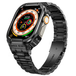 Capa Protetora Integrada em Metal para Relógio, Para Apple Watch Series SE 2025&6&SE&5&4 44mm, Para Apple Watch Ultra 3 / 2 / 1 49mm, Para Apple Watch Series 9 / 8 / 7 45mm