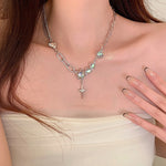 Ladies Alphabet Versatile Titanium Steel Necklace Twist Chain, XL2001, XL1951, XL1400, XL1437, XL2010, XL1505, XL1839, XL1864, XL1502, XL1570, XL1170, XL1459, XL1788, XL1780, XL1946, XL1089, XL1958, XL1983, XL1941, XL1944, XL1090, XL1114, XL1791, XL179...