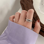 Anel combinado para senhora em prata de lei S925 com estilo cool, J286, J781, J759, J797, J758, J242, J1109, J1071, J1096, J1110, J789, J1717, J1740, J224, J449, J341, J443, J1644, J005, J282, J623, J1658, J406, J1454, J815
