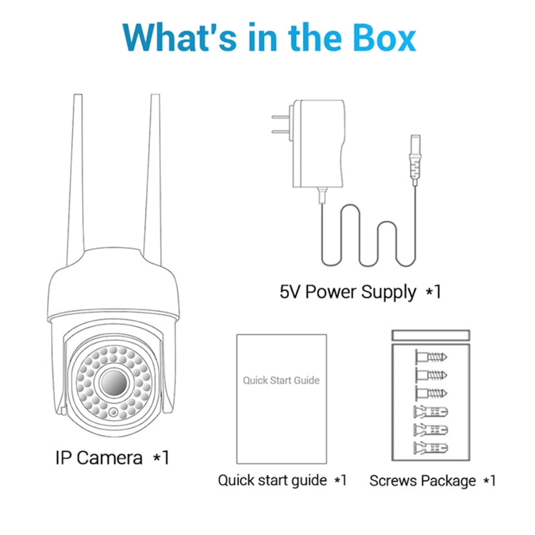 ESCAM PVR007 Câmara WiFi HD Inteligente 3MP Suporta Visão Noturna a Cores Completas / Detecção de Movimento / Alarme Sonoro / Cartão TF, PVR007