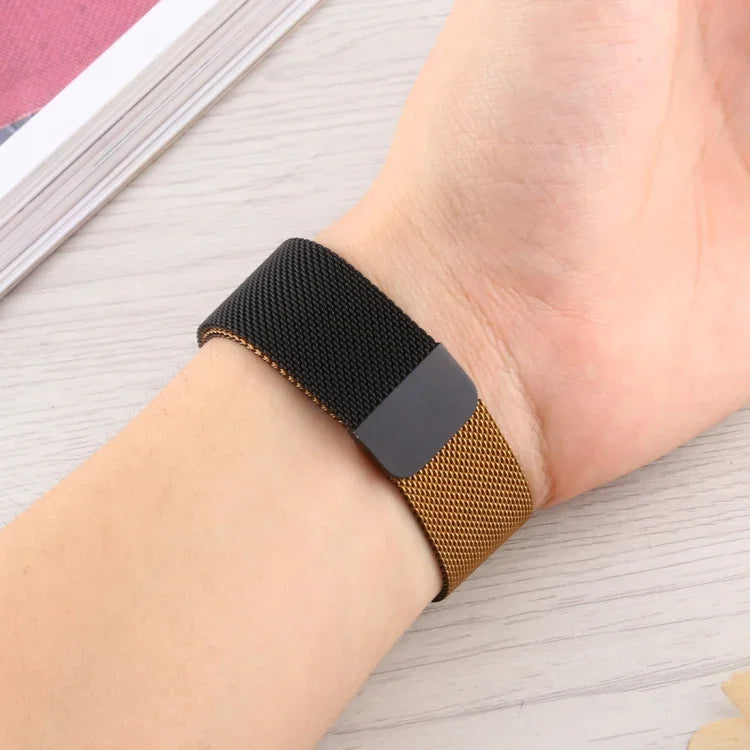 Pulseira Milanese em aço inoxidável com gradiente, para Apple Watch Series 7 41mm / 6 & SE & 5 & 4 40mm / 3 & 2 & 1 38mm, para Apple Watch Ultra 49mm / Series 8&7 45mm / SE 2&6&SE&5&4 44mm / 3&2&1 42mm