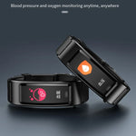 Pulseira Inteligente B7 com Auricular Bluetooth, Suporta Monitorização do Sono / Monitorização de Oxigénio no Sangue / Monitorização de Frequência Cardíaca