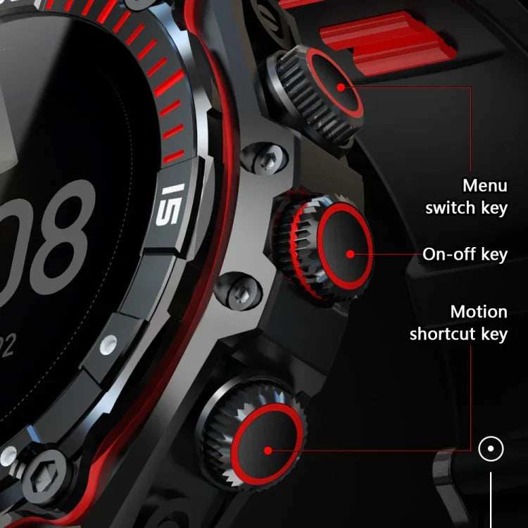 Relógio Inteligente CT18 com Ecrã AMOLED de 1,43 polegadas, Suporta Chamada Bluetooth / Detecção de Oxigénio no Sangue