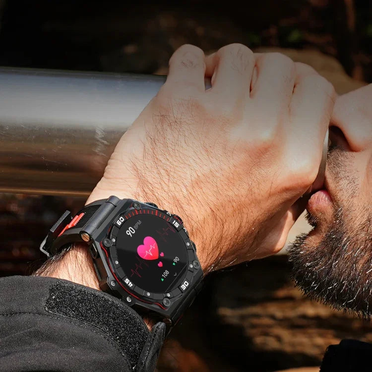 Relógio Inteligente CT18 com Ecrã AMOLED de 1,43 polegadas, Suporta Chamada Bluetooth / Detecção de Oxigénio no Sangue