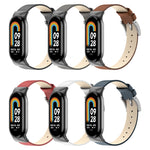 Leather Replacement Watch Band, For Xiaomi Mi Band 8