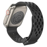Correia de Relógio em Silicone com Fecho Magnético, Para Apple Watch Series 8&7 41mm, Para Apple Watch Series 8&7 45mm