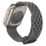 Correia de Relógio em Silicone com Fecho Magnético, Para Apple Watch Series 8&7 41mm, Para Apple Watch Series 8&7 45mm