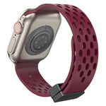 Correia de Relógio em Silicone com Fecho Magnético, Para Apple Watch Series 8&7 41mm, Para Apple Watch Series 8&7 45mm