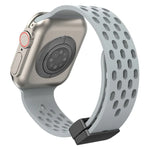 Correia de Relógio em Silicone com Fecho Magnético, Para Apple Watch Series 8&7 41mm, Para Apple Watch Series 8&7 45mm