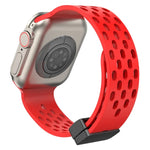 Correia de Relógio em Silicone com Fecho Magnético, Para Apple Watch Series 8&7 41mm, Para Apple Watch Series 8&7 45mm