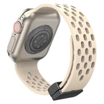 Correia de Relógio em Silicone com Fecho Magnético, Para Apple Watch Series 8&7 41mm, Para Apple Watch Series 8&7 45mm