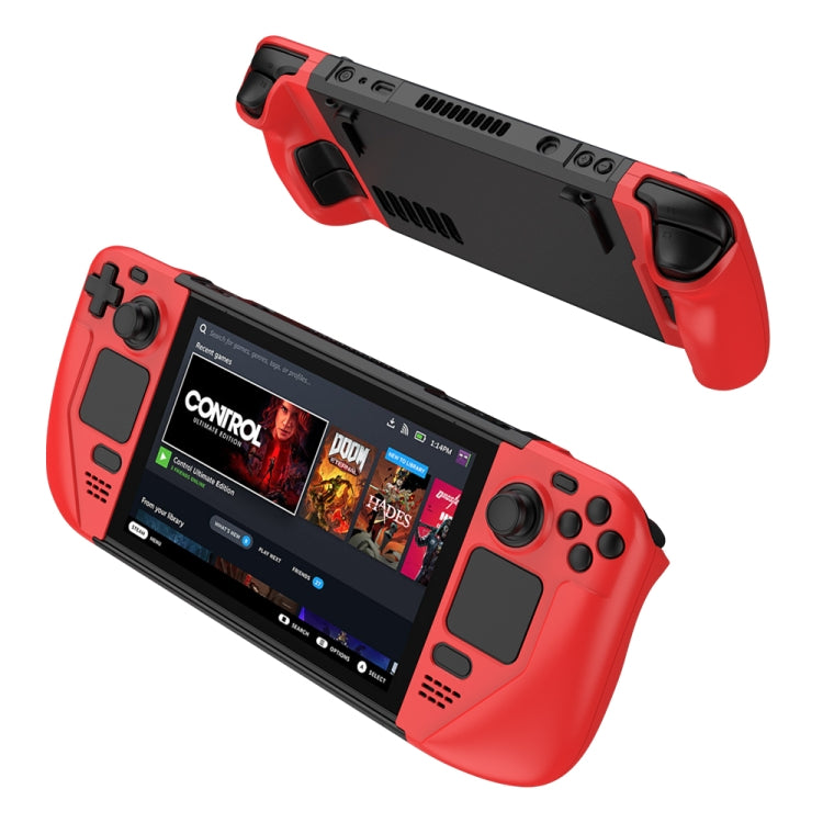 Capa Anti-queda com Contraste de Cor GKK para Consola de Jogos Steam Deck, Capa GKK (Vermelho), Capa GKK (Azul), Capa GKK (Preto)