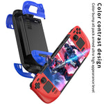 Capa Anti-queda com Contraste de Cor GKK para Consola de Jogos Steam Deck, Capa GKK (Vermelho), Capa GKK (Azul), Capa GKK (Preto)