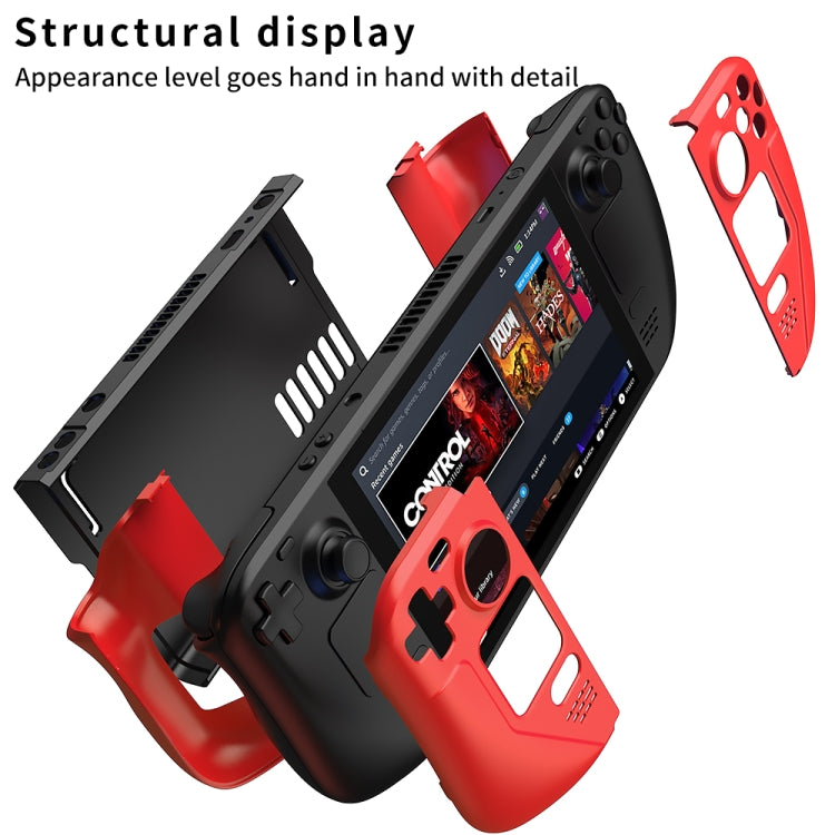 Capa Anti-queda com Contraste de Cor GKK para Consola de Jogos Steam Deck, Capa GKK (Vermelho), Capa GKK (Azul), Capa GKK (Preto)