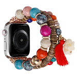 Correia de Relógio com Pingente de Elefante em Contas, Para Apple Watch 2 42 mm, Para Apple Watch 2 38mm, Para Apple Watch 42mm, Para Apple Watch 38mm