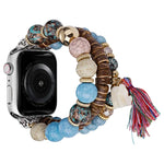 Correia de Relógio com Pingente de Elefante em Contas, Para Apple Watch 2 42 mm, Para Apple Watch 2 38mm, Para Apple Watch 42mm, Para Apple Watch 38mm