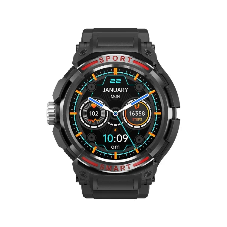 Relógio Inteligente OVISEN GT100 2 em 1 com Ecrã TFT de 1,39 polegadas e Auricular Bluetooth, Suporta Monitorização de Oxigénio no Sangue / Música Bluetooth