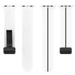Pulseira de Relógio em Silicone com Fivela Dobrável de Duas Cores, Para Apple Watch 9 45mm, Para Apple Watch 9 41mm