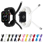 Stretch Plain Silicone Bean Watch Band, For Apple Watch SE 40mm, For Apple Watch SE 44mm, For Apple Watch 6 40mm, For Apple Watch 6 44mm