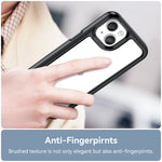 Capa para telemóvel da série colorida em acrílico + TPU, para iPhone 15
