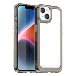 Capa para telemóvel da série colorida em acrílico + TPU, para iPhone 15
