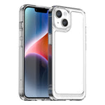 Capa para telemóvel da série colorida em acrílico + TPU, para iPhone 15