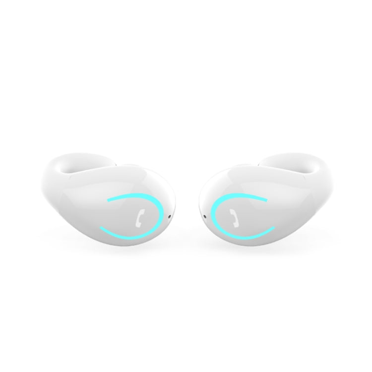 YX08 Auriculares Estéreo Sem Fios Bluetooth V5.0 Ultra-leves com Gancho para orelha, Binaurais, Duplos