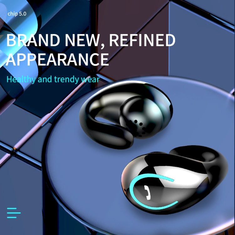YX08 Auriculares Estéreo Sem Fios Bluetooth V5.0 Ultra-leves com Gancho para orelha, Binaurais, Duplos