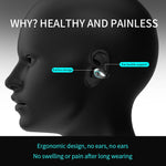 YX08 Auriculares Estéreo Sem Fios Bluetooth V5.0 Ultra-leves com Gancho para orelha, Binaurais, Duplos