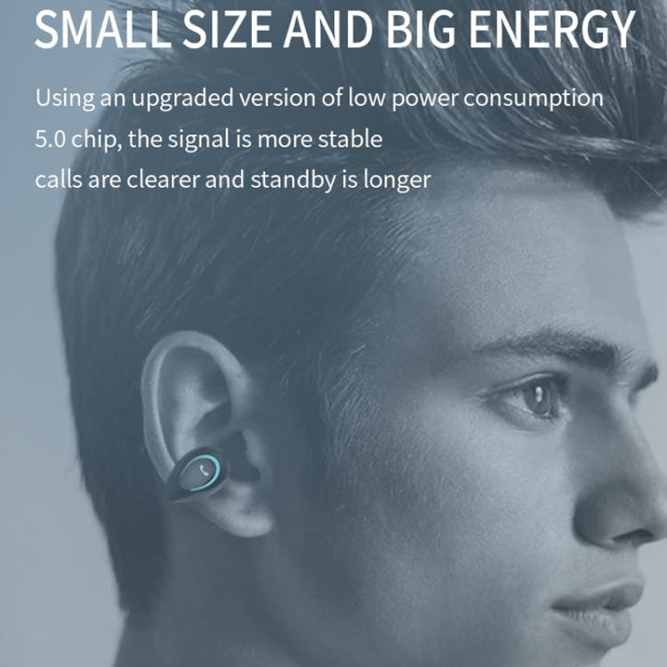 YX08 Auriculares Estéreo Sem Fios Bluetooth V5.0 Ultra-leves com Gancho para orelha, Binaurais, Duplos