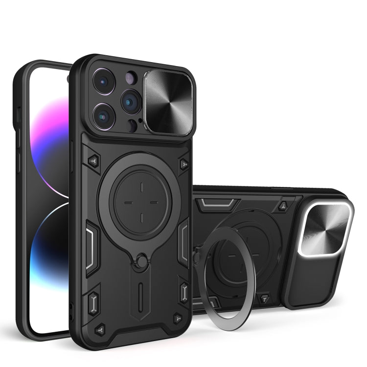 Capa de Telemóvel com Suporte Magnético Deslizante com Textura CD, Para iPhone 14 Pro Max, Para iPhone 13 Pro Max, Para iPhone 13 Pro, Para iPhone 13, Para iPhone 12, Para iPhone 12 Pro Max, Para iPhone 12 Pro, Para iPhone 11 Pro Max