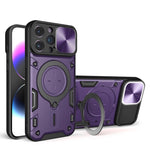 Capa de Telemóvel com Suporte Magnético Deslizante com Textura CD, Para iPhone 14 Pro Max, Para iPhone 13 Pro Max, Para iPhone 13 Pro, Para iPhone 13, Para iPhone 12, Para iPhone 12 Pro Max, Para iPhone 12 Pro, Para iPhone 11 Pro Max