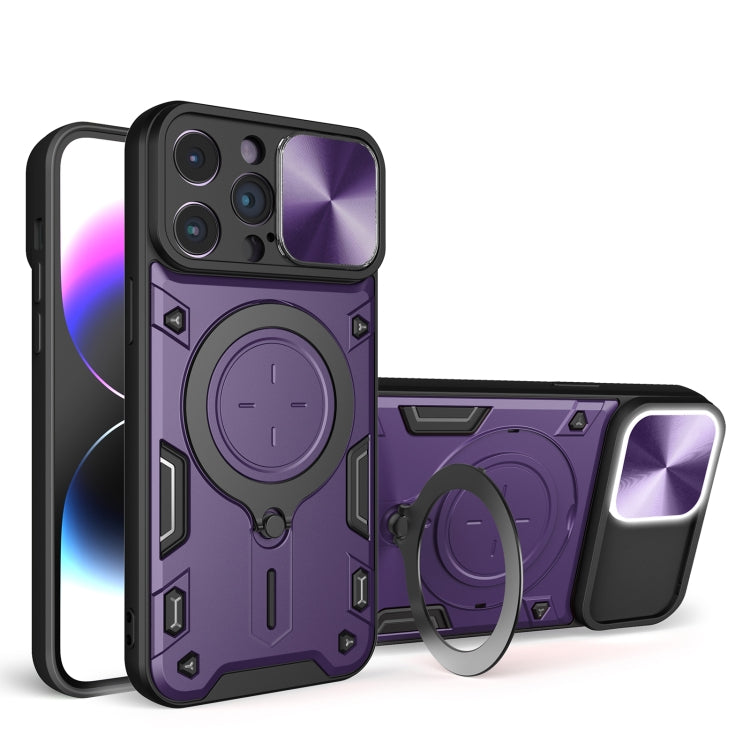 Capa de Telemóvel com Suporte Magnético Deslizante com Textura CD, Para iPhone 14 Pro Max, Para iPhone 13 Pro Max, Para iPhone 13 Pro, Para iPhone 13, Para iPhone 12, Para iPhone 12 Pro Max, Para iPhone 12 Pro, Para iPhone 11 Pro Max