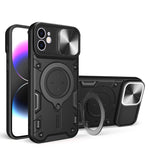 Capa de Telemóvel com Suporte Magnético Deslizante com Textura CD, Para iPhone 14 Pro Max, Para iPhone 13 Pro Max, Para iPhone 13 Pro, Para iPhone 13, Para iPhone 12, Para iPhone 12 Pro Max, Para iPhone 12 Pro, Para iPhone 11 Pro Max